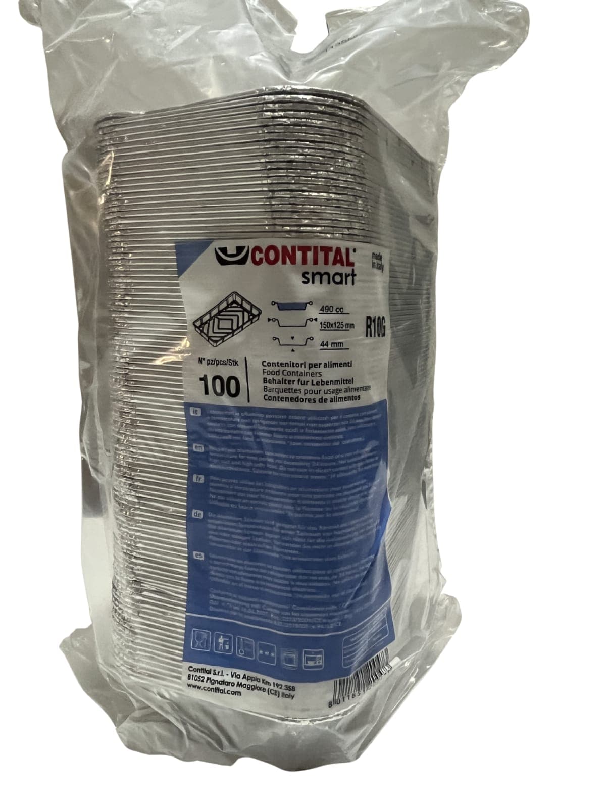 Vaschette Alluminio 1Porzione 100pz