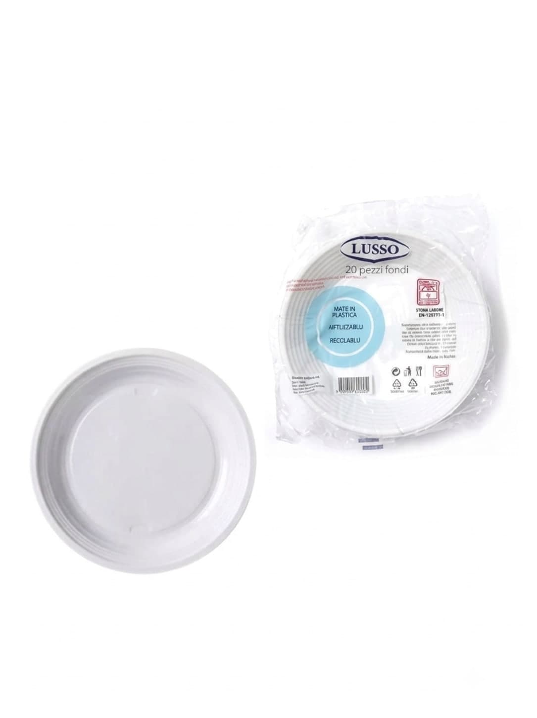 Piatti 20pz Monouso Plastica
